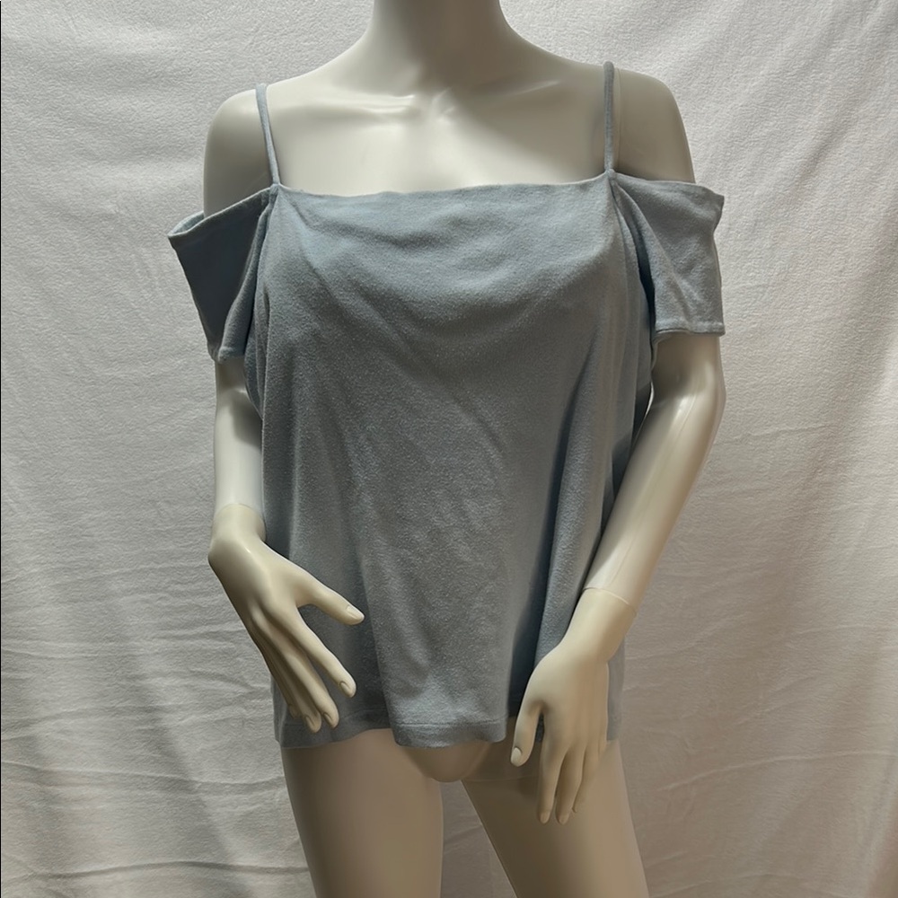 Derek Heart Light Blue Camisole Top